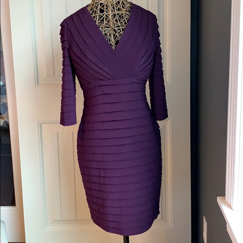 Adrianna Papell Purple Dress